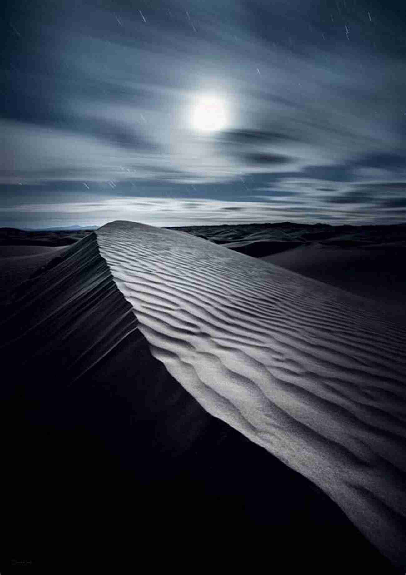 A Dark Figure Standing Amongst Moonlit Sand Dunes Rescue The Night: The Sandman And The Darkest Nights (The Sandman And The Darkest Night 1)