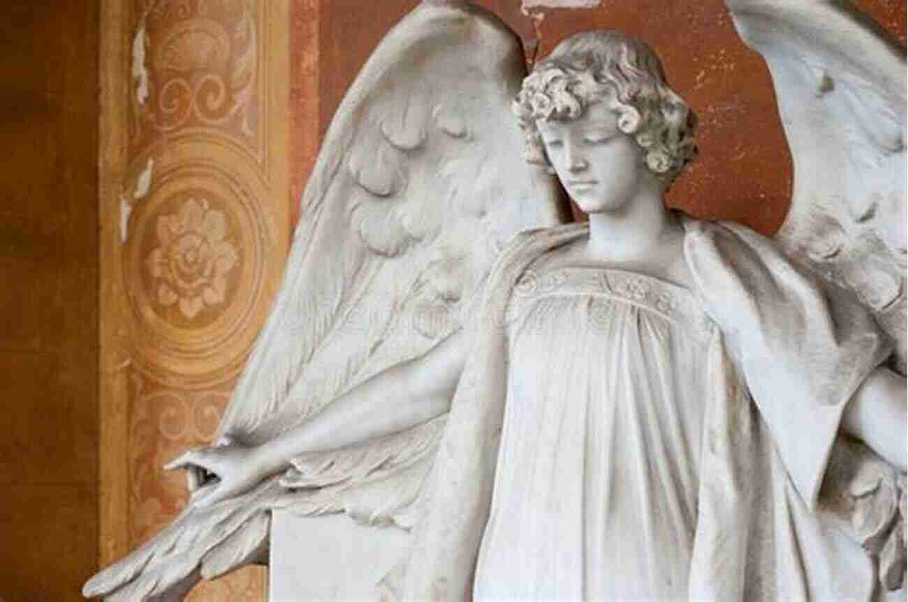 A Majestic Angel With Outstretched Wings Soaring Through The Sky. The Big Of Angel Stories