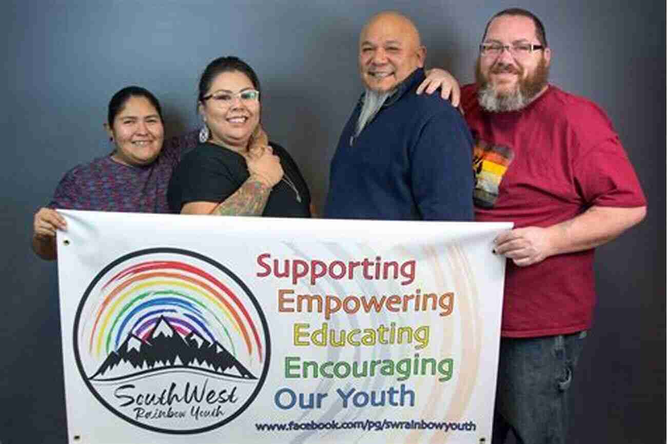 Alex Standing With Members Of His LGBTQ+ Support Group, Holding Signs Promoting Love And Acceptance Hear Me Out: True Stories Of Teens Educating And Confronting Homophobia