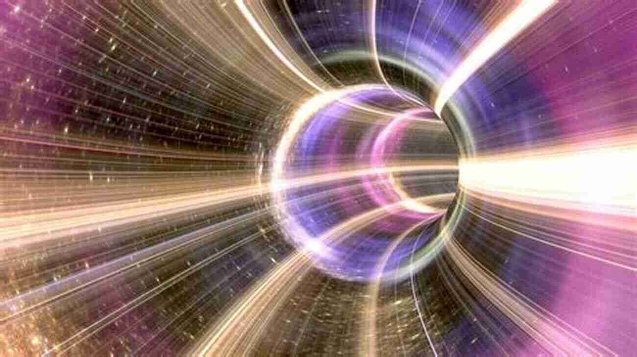 An Artistic Depiction Of A Space Time Wormhole Five Photons: Remarkable Journeys Of Light Across Space And Time