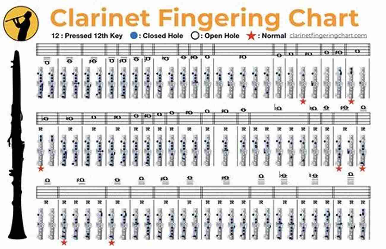 Basic Clarinet Fingering Chart Card Soprano Recorder Fingering Charts For Baroque And German Style Recorder: 18 Colorful Basic Fingering Chart Cards For Beginners (Fingering Charts For Brass Woodwind Instruments 6)