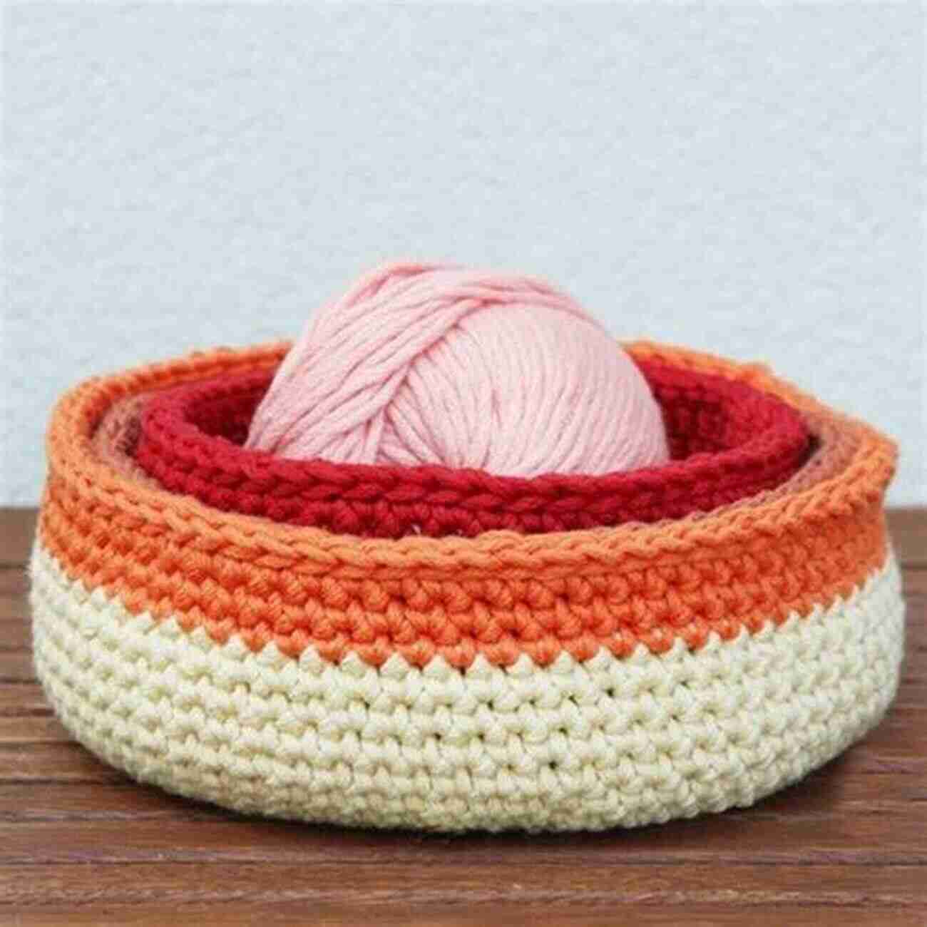 Crochet Baskets In Various Sizes And Patterns, Showcasing Their Versatility And Usefulness In Organizing Everyday Items Beautiful Crocheting Projects For Your Home: Crochet Patterns To Decore Your Home