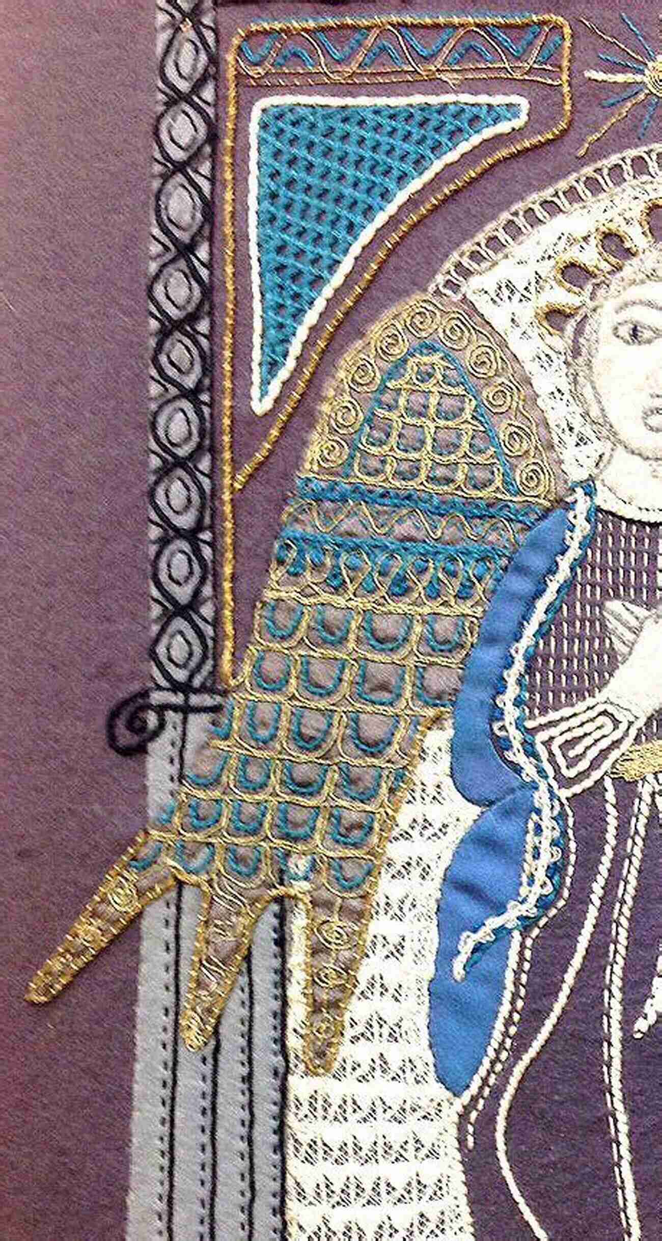 Finished Embroidery Project With Vibrant Colors And Intricate Details Embroidery Ideas Tutorials: Start Embroidery With Instructions And Image