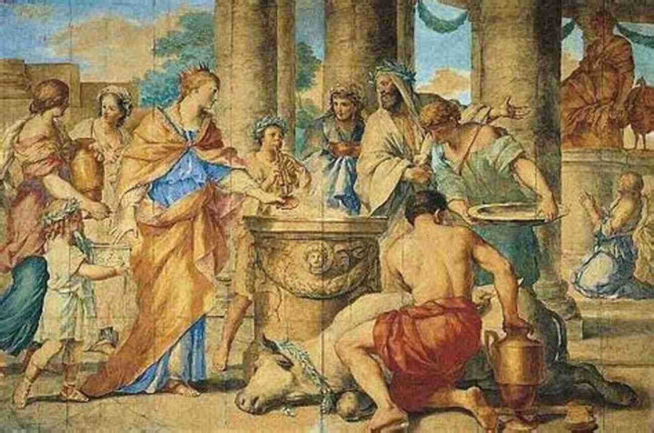 Illustration Depicting Religious Practices In Ancient Greece And Rome The Ancient City: A Study Of The Religion Laws And Institutions Of Greece And Rome (Illustrated)