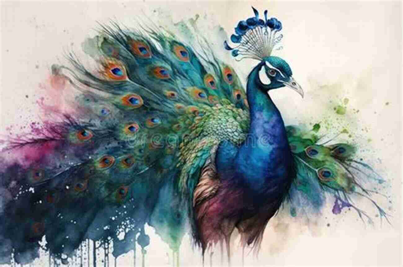 Illustration Of A Colorful Peacock Spreading Its Feathers The Magpie S Nest: A Treasury Of Bird Folk Tales