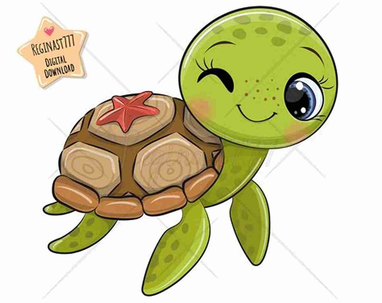 Illustration Of A Cute Turtle Italian Kids Songs And Rhymes