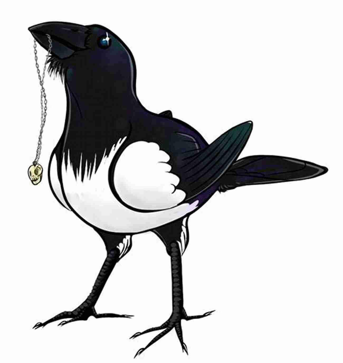 Illustration Of A Mischievous Magpie Italian Kids Songs And Rhymes