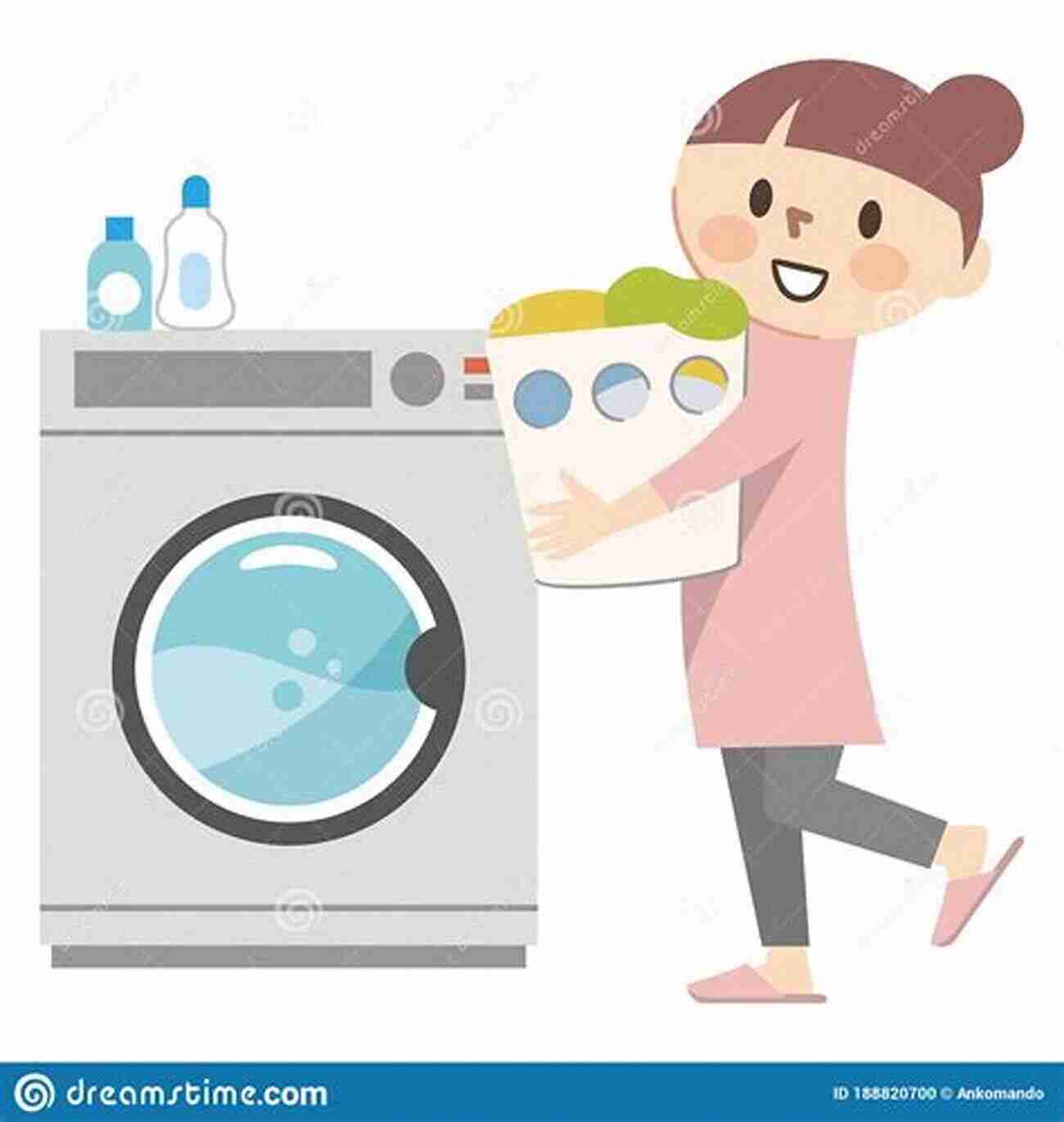 Illustration Of A Woman Doing Laundry Italian Kids Songs And Rhymes