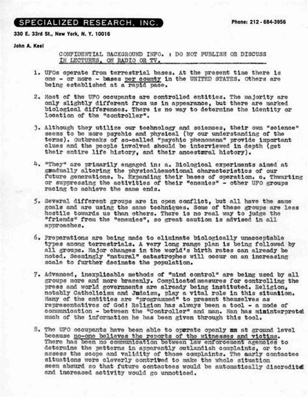 Interviewing Witnesses For UFO Investigations The Latest Advanced Field Techniques To Investigate The UFO Phenomena: A Technical Handbook For The UFO Field Investigator