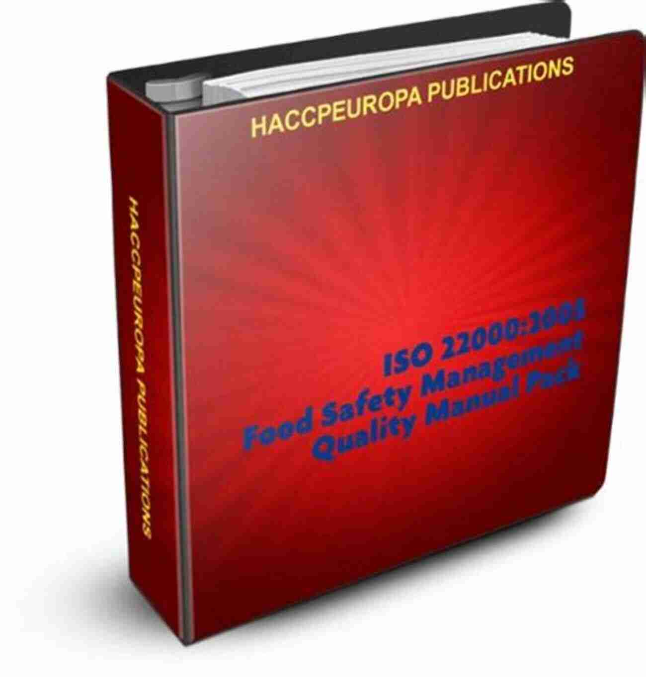 Iso 22000 Food Safety Management Quality Manual Pack