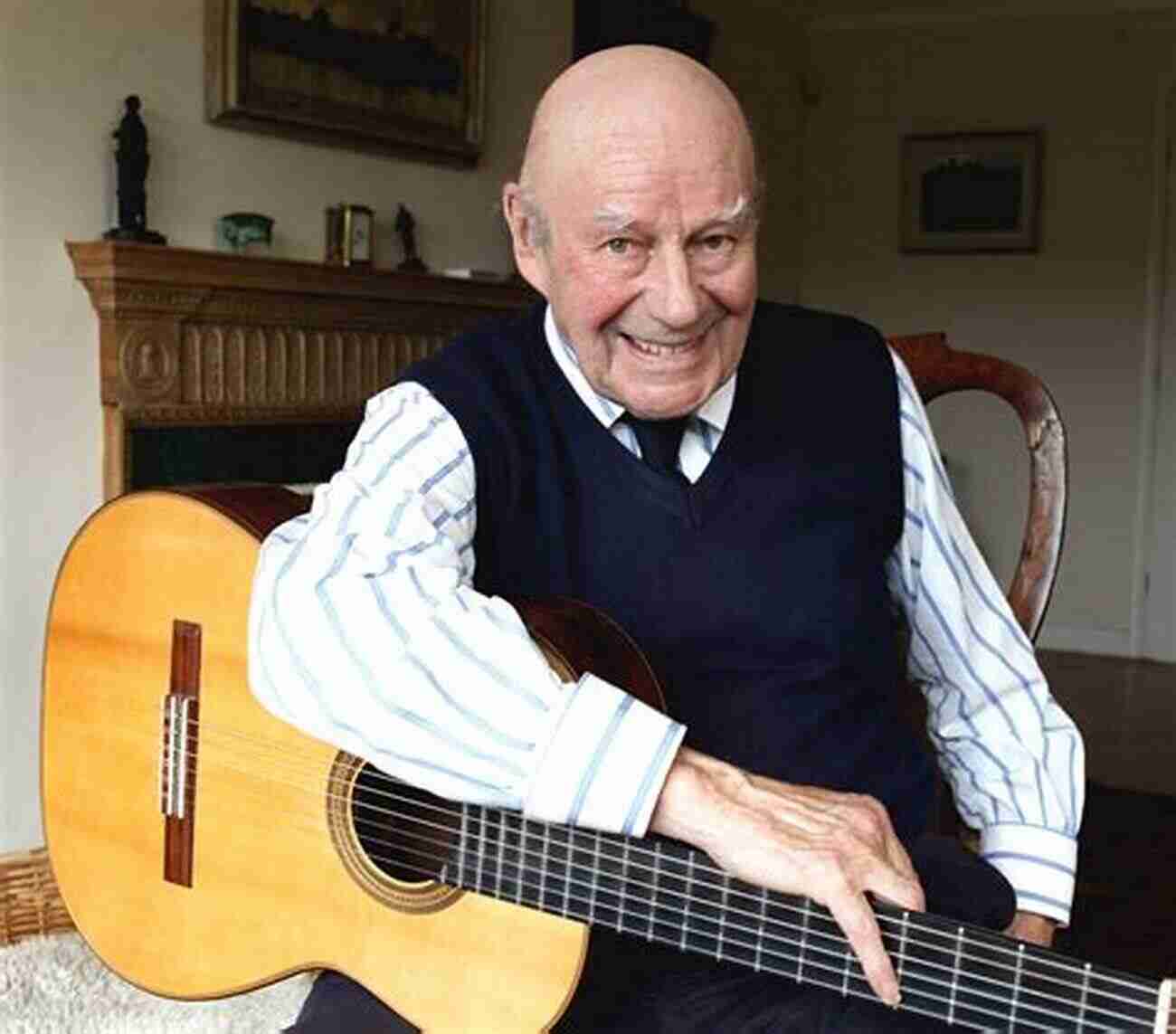 Julian Bream Performing Before A Thrilled Audience During A Concert Tour Julian Bream: A Life On The Road