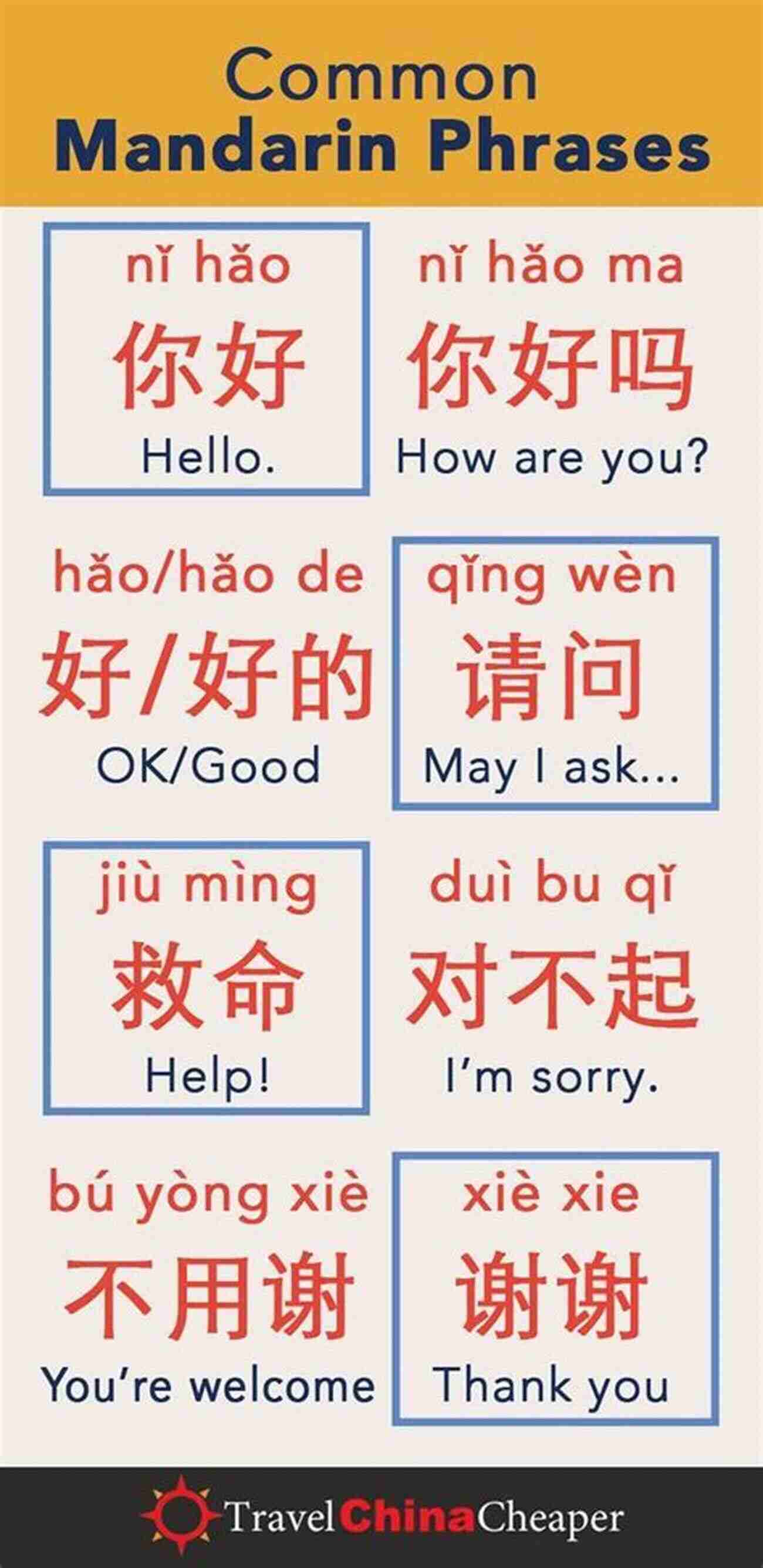 Learn The Most Basic Chinese Phrases In No Time! The Most Basic Chinese All You Need To Know To Get By (Most Basic Languages)