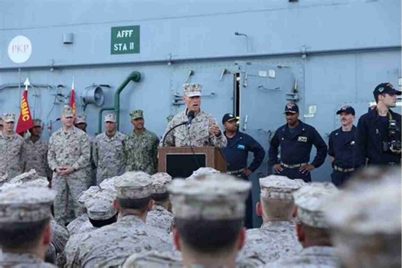 Marine Commander Addressing His Unit Sea Stories Of A U S Marine 1 Stripes To Bars