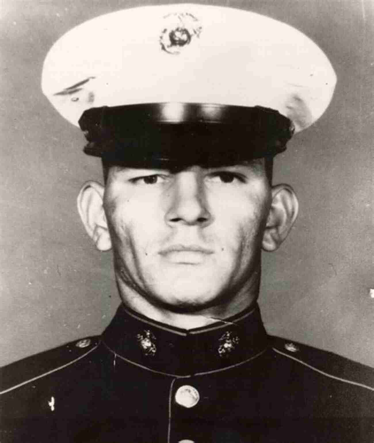 Marine Sergeant Freddy Gonzalez In His Uniform, Showcasing His Bravery During The Vietnam War Marine Sergeant Freddy Gonzalez Vietnam War Hero Rev Ed