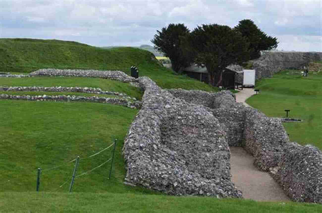 Old Sarum Castle Ruins Salisbury Rambles: A Walking Guide To Salisbury England