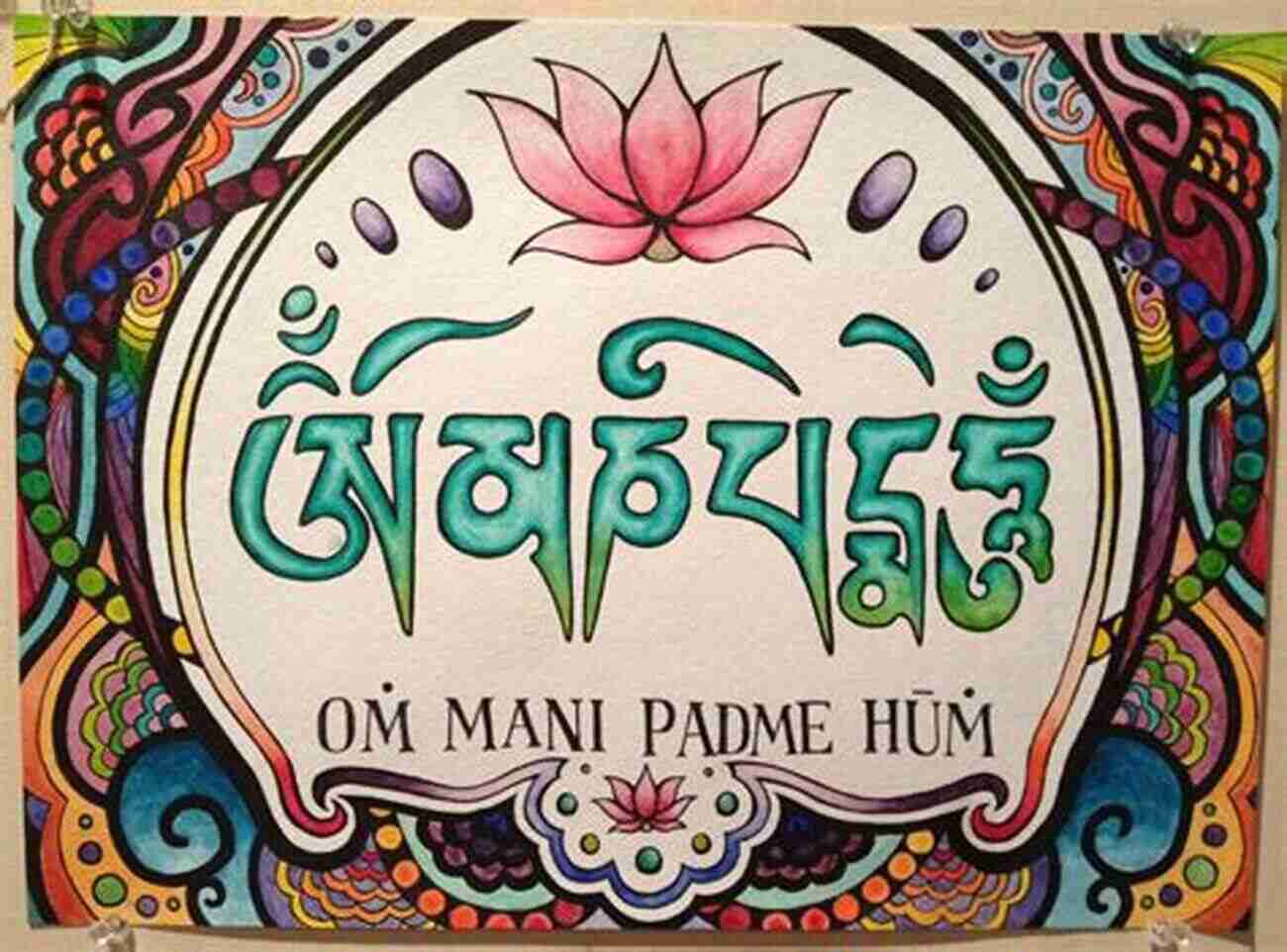 Om Mani Padme Hum The Mantra Of Compassion 30 And 1 Indian Mantras For Tongue Drum And Handpan: Play By Number