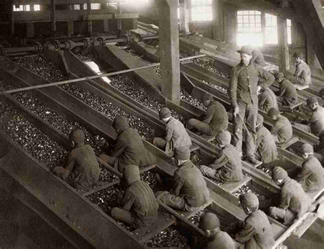 Pat Hughes Working As A Breaker Boy In A Coal Mine. The Breaker Boys Pat Hughes