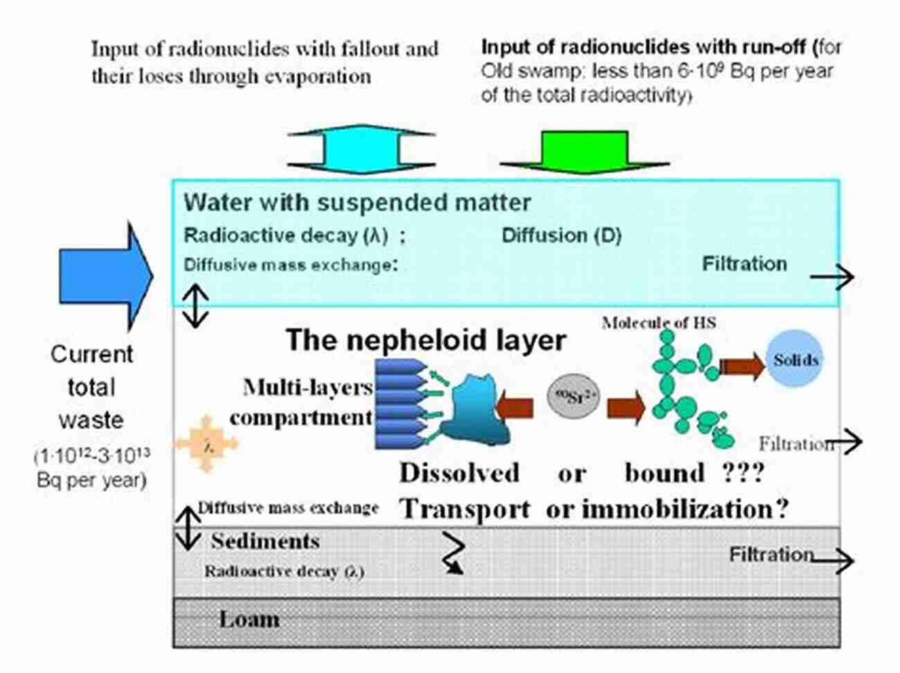 Radionuclide Mobility Behavior Of Radionuclides In The Environment I: Function Of Particles In Aquatic System