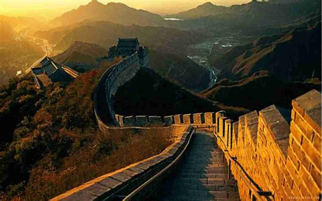 Scaling The Great Wall Of China With A View Of The Majestic Mountains Pretty Woman Spitting: An American S Travels In China