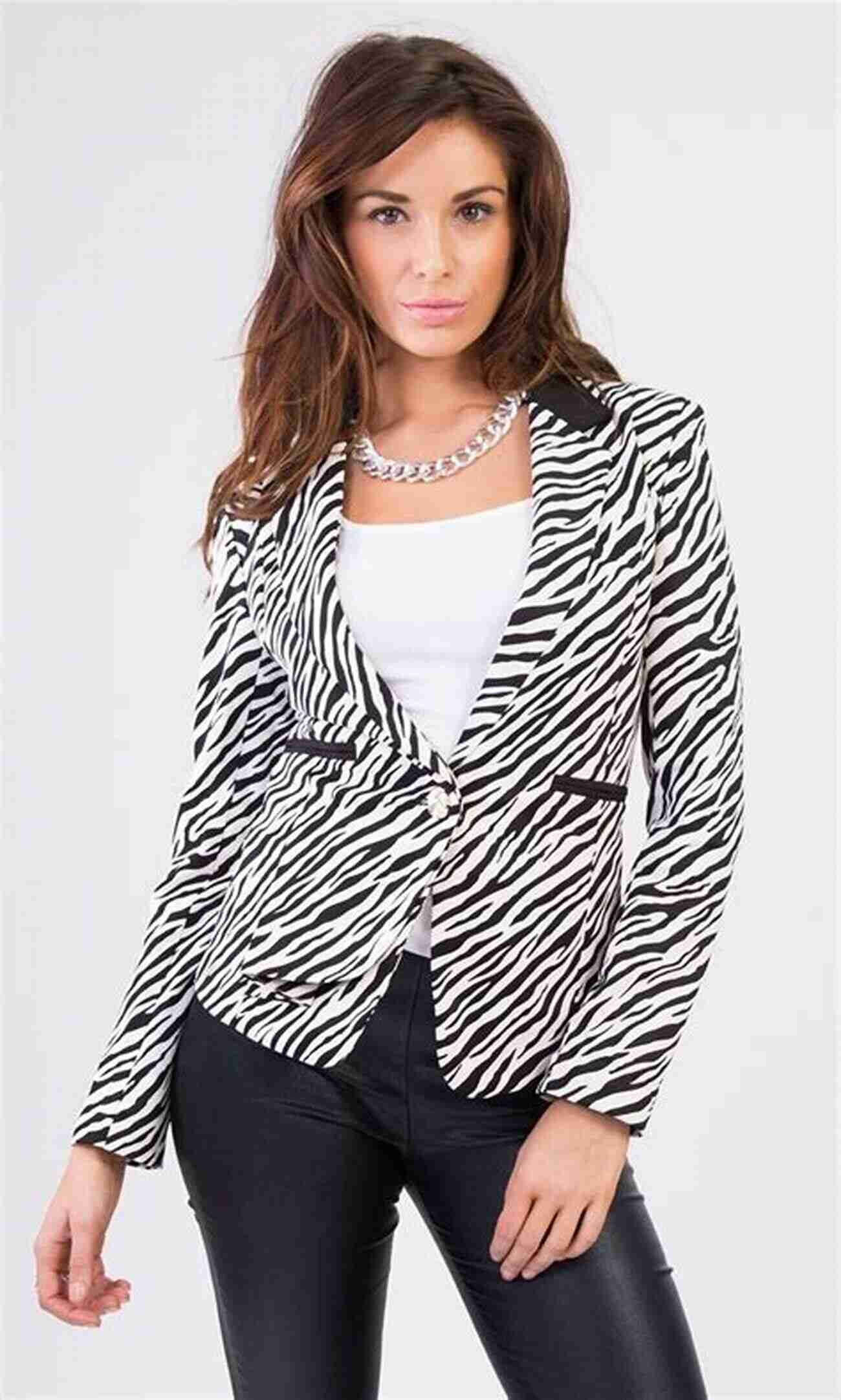 Sophisticated Zebra Print Blazer Animal Prints On My Soul (Divas That Care Collection 1)