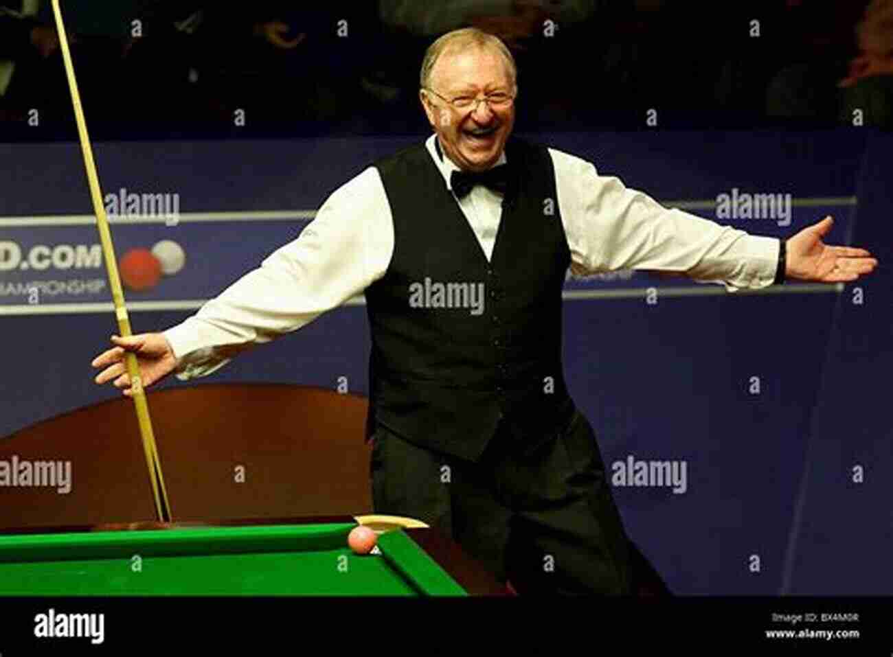 Steve Davis And Dennis Taylor In An Intense Snooker Match, Showcasing Their Skills And Determination Black Farce And Cue Ball Wizards: The Inside Story Of The Snooker World