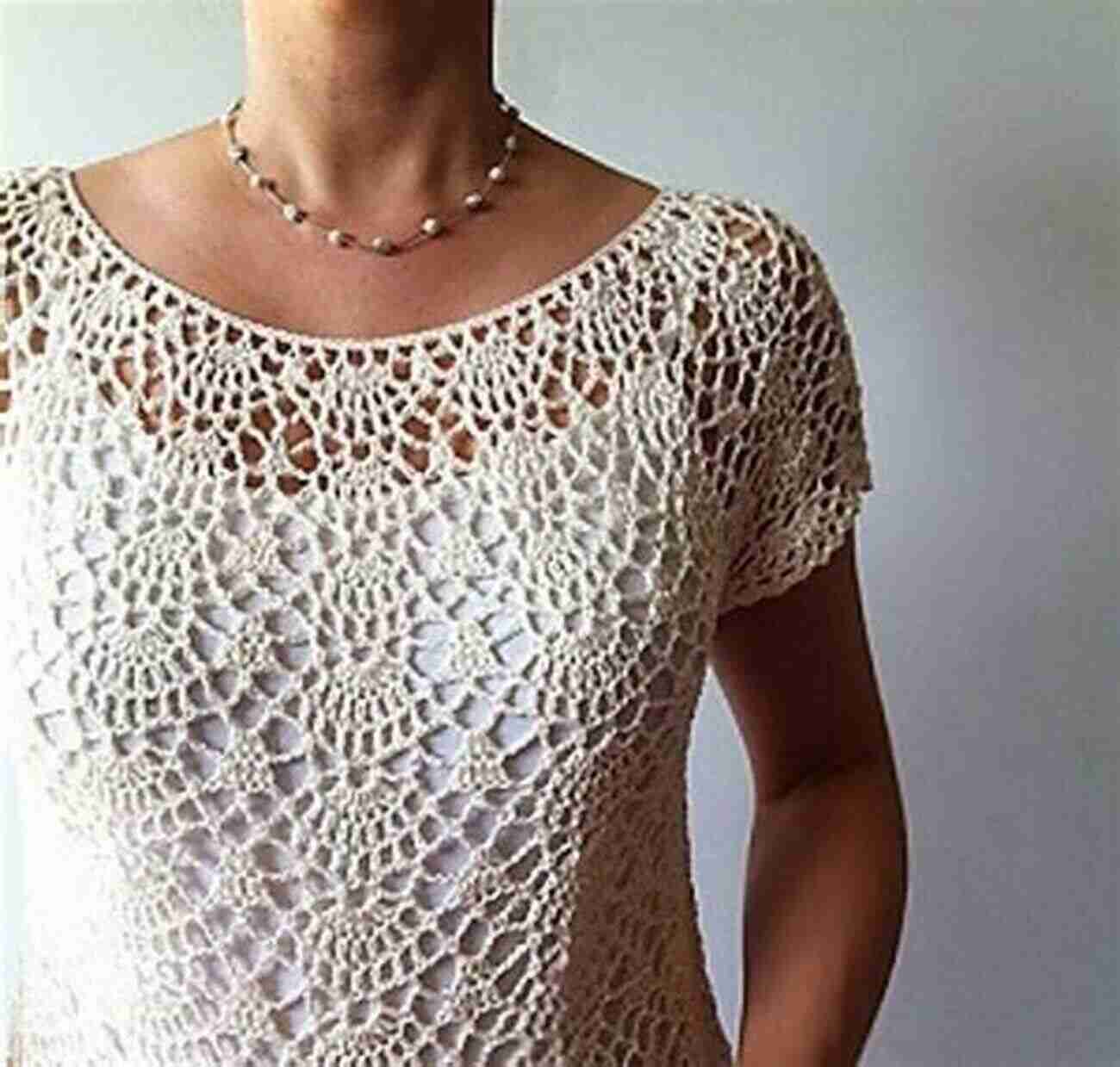 Styled Lace Crochet Shell Lace Crochet Motif Fairy Hem Scallop Trim Scoopneck Shell Pattern: A Modern Seamless Crochet Pattern For A Beautiful Summer Top