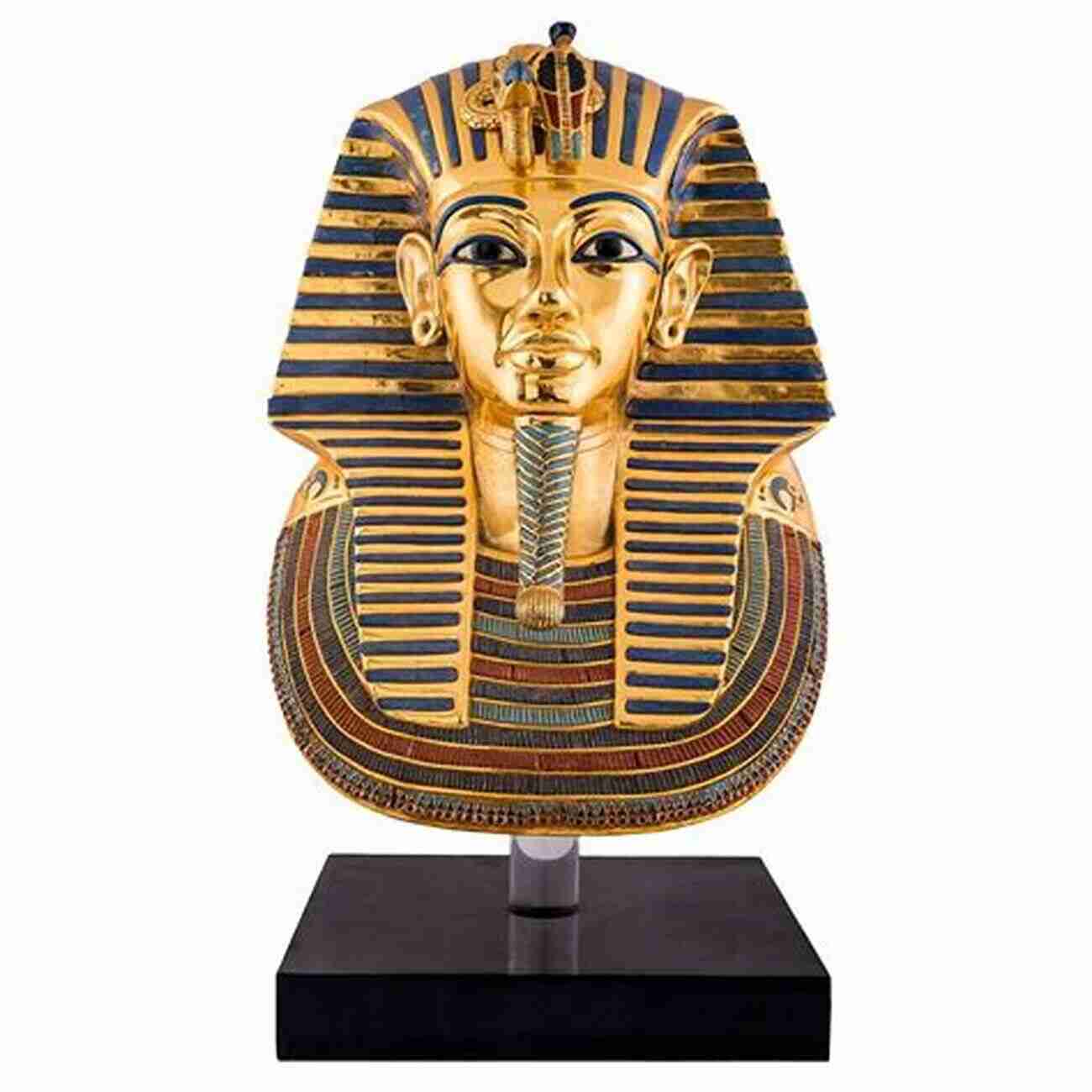 The Mask Of King Tutankhamun Ornate Gold Mask Intricately Detailed The Mystery Of King Tutankhamun