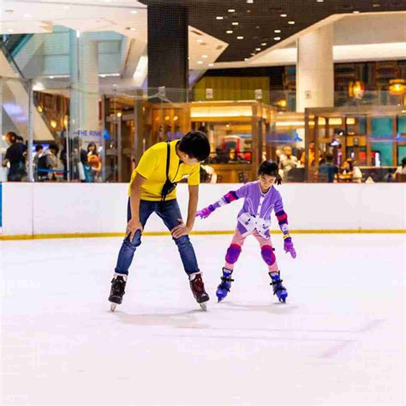 The Ice Skating Rink In Juniper Falls, Offering Perfect Ice Conditions For Exhilarating Ice Skating Experiences Breaking The Ice (Juniper Falls 2)