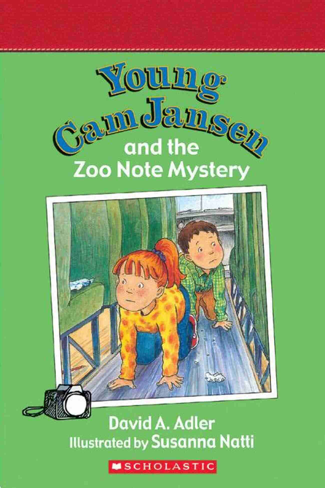 Young Cam Jansen And The Zoo Note Mystery A Young Girl With A Detective Magnifying Glass, Analyzing Clues At The Zoo. Young Cam Jansen And The Zoo Note Mystery