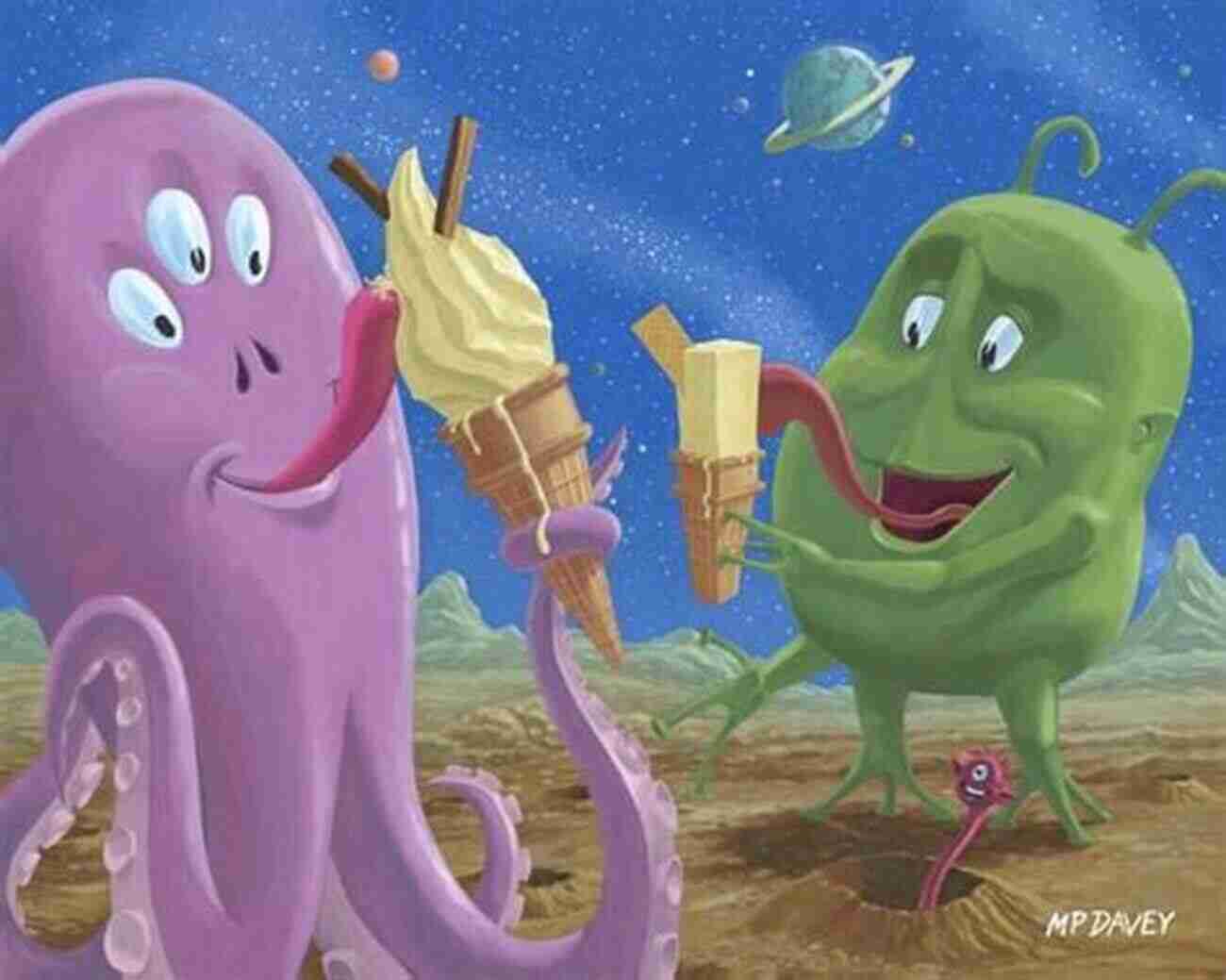 Alien Ice Cream Heroes Funny Characters In Outer Space Heroes A2Z #1: Alien Ice Cream (Heroes A To Z A Funny Chapter For Kids)