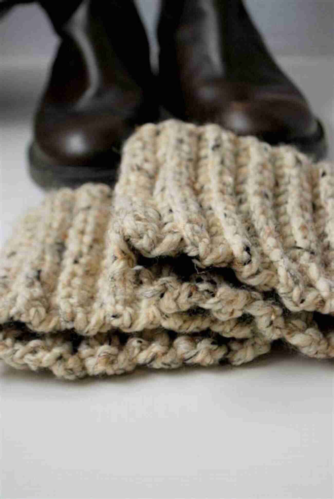 Crocheted Chunky Boot Cuffs Using Super Chunky Yarn Supersize Crochet: 20 Quick Crochet Projects Using Super Chunky Yarn