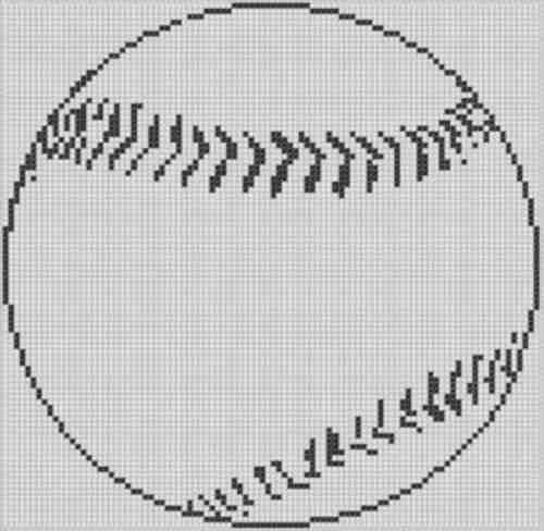 Baseball Cross Stitch Pattern Mother Bee Designs