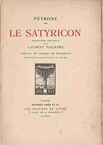 LE SATYRICON LazyProgrammer