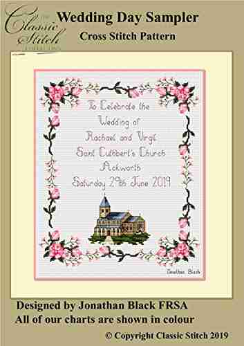 Wedding Day Sampler Cross Stitch Pattern