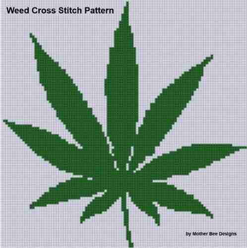 Weed Cross Stitch Pattern Rachel Worth